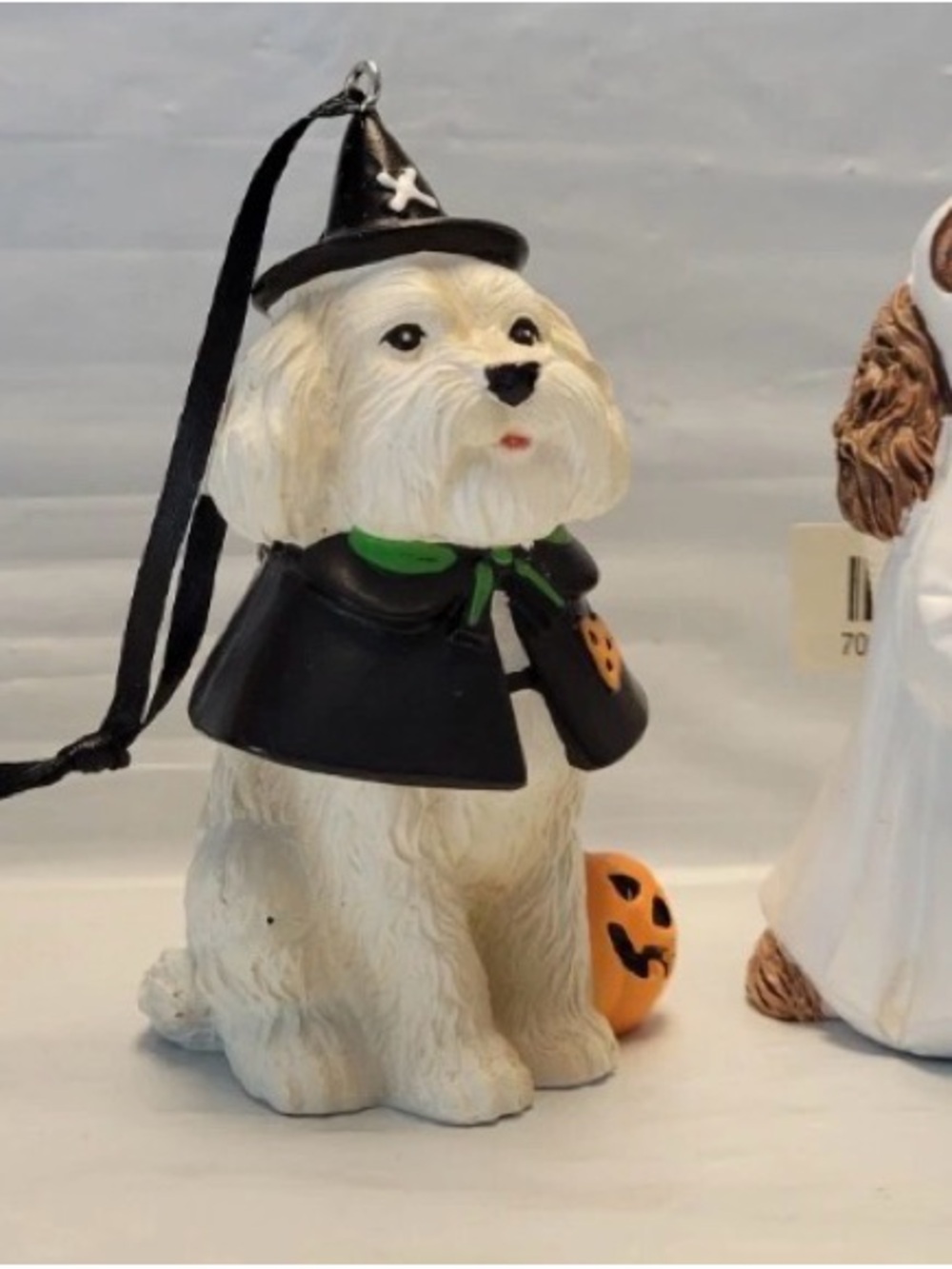 Cracker Barrel Dog & Cat Costume Ornaments Resin Figure Halloween 2024 Lot Of 4